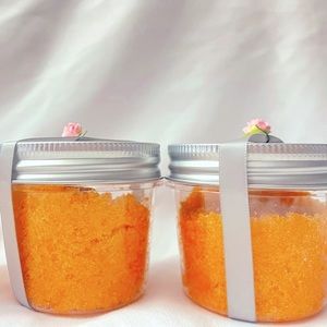 Orange creamsicle sugar scrub.